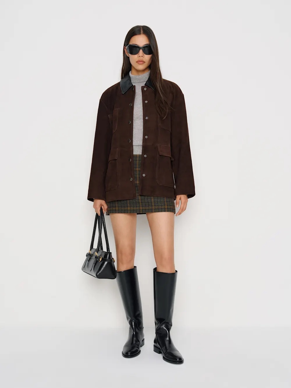 Reformation Veda Scottie Suede Jacket - Picture 3 of 4